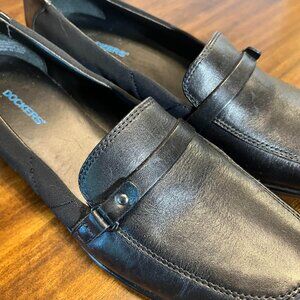NEW! Women's Dockers Adeline Slip-On Black Loafers Size 7.5